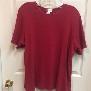 Cranberry Red Sweater Tee